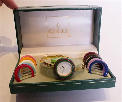 vintage gucci watch with changeable frames|best vintage gucci watches.